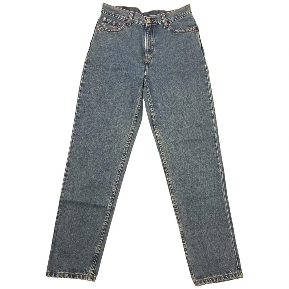 Vintage Levis 512 Slim Taper Light Wash Jeans 30x31 Blue Y2K Retro Denim